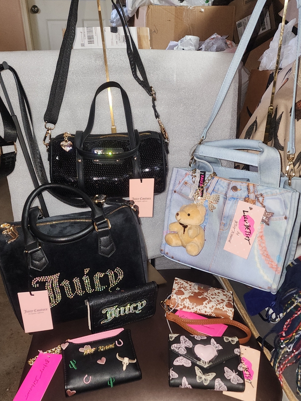 Sellers Bundle Of 7 All New No Call Outs Juicy Couture & Betsey Johnson